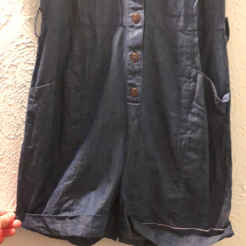 Jean romper - Picture 2 of 4